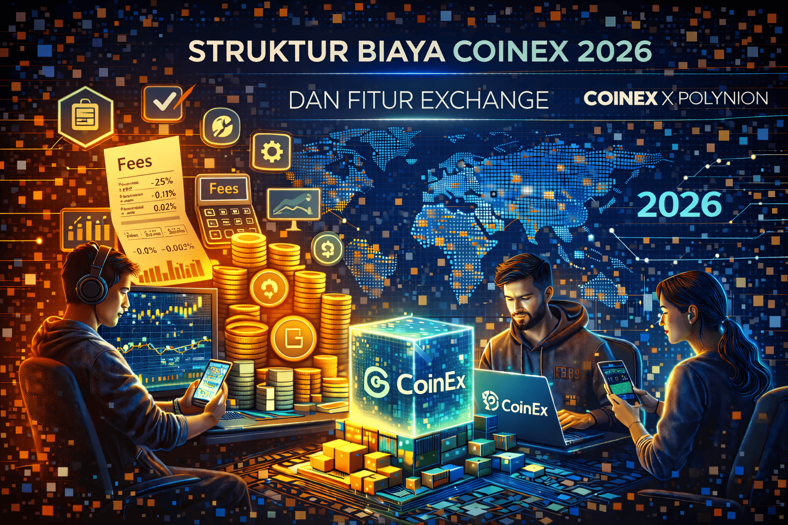 Struktur Biaya CoinEx 2026 dan Fitur Exchange