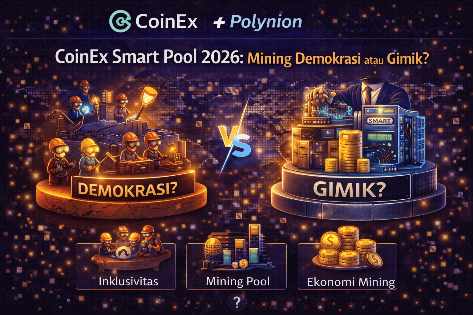 CoinEx Smart Pool 2026: Mining Demokrasi atau Gimik?