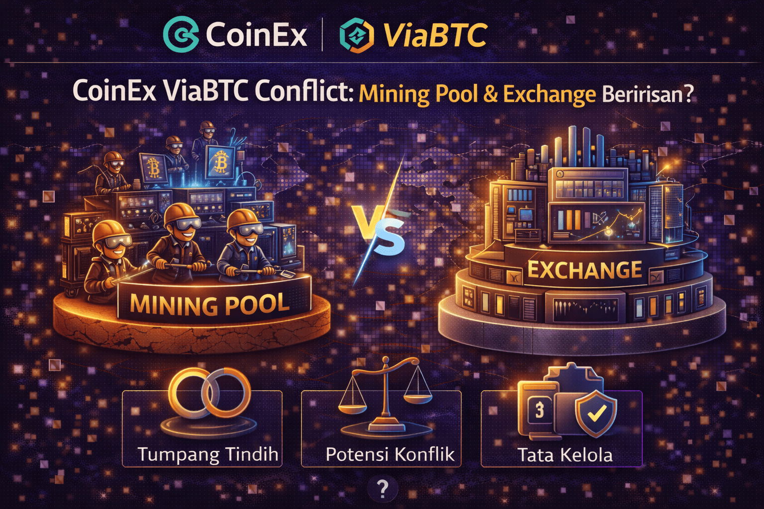 CoinEx ViaBTC Conflict: Mining Pool & Exchange Beririsan?