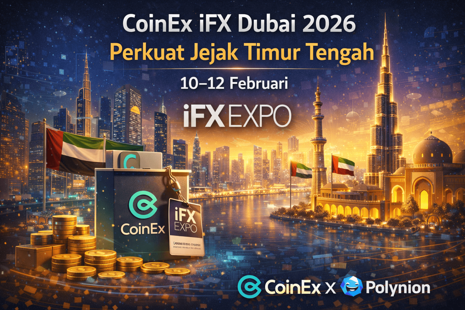 CoinEx iFX Dubai 2026 Perkuat Jejak Timur Tengah