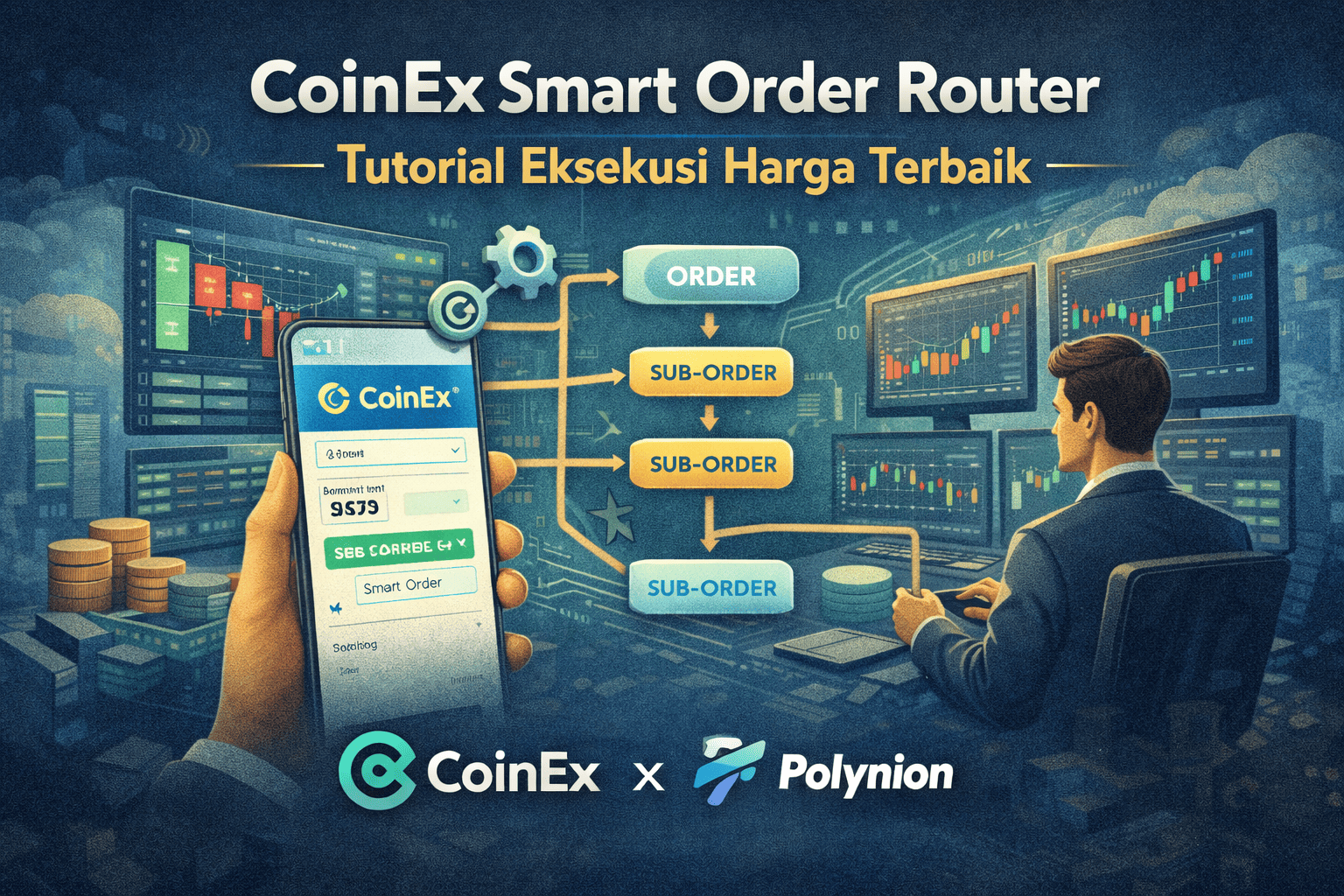 CoinEx Smart Order Router: Tutorial Eksekusi Harga Terbaik
