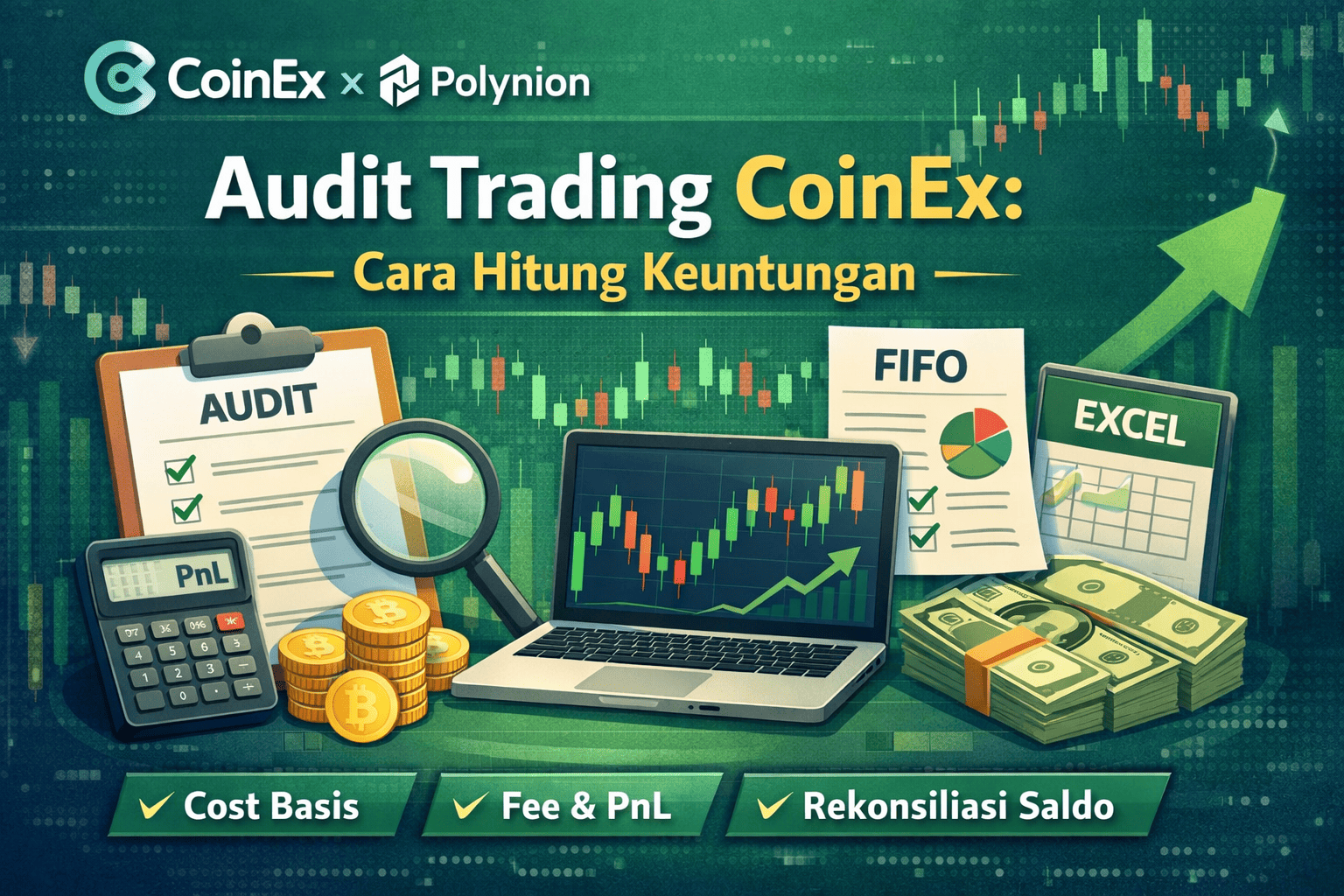 Audit Trading CoinEx: Cara Hitung Keuntungan